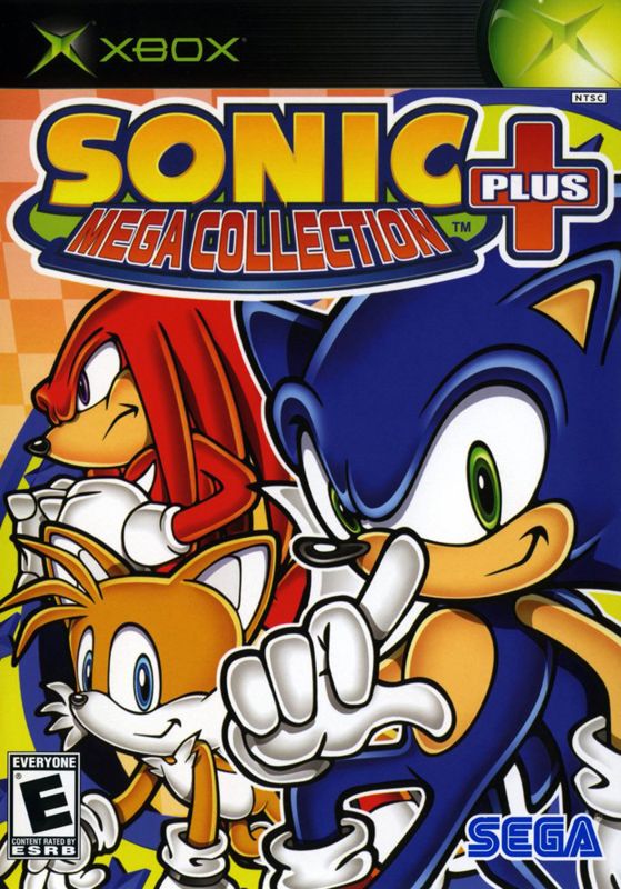 Sonic Mega Collection Plus box art for Playstation 2